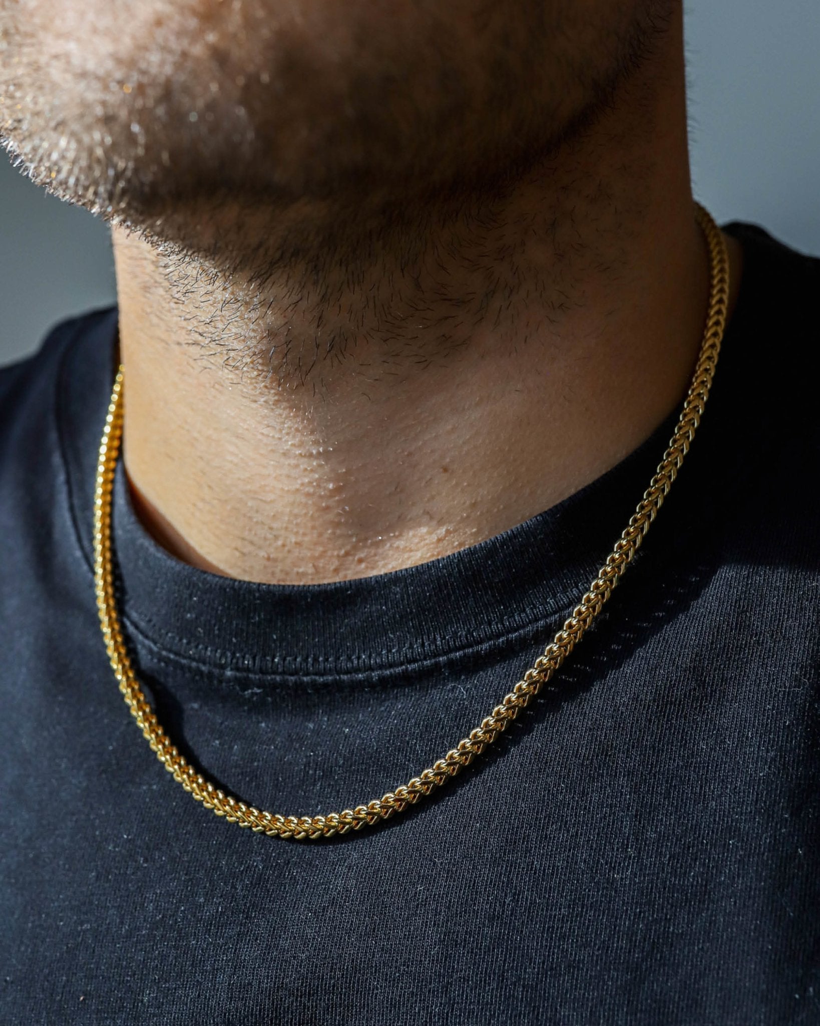 CLEAN FRANCO CHAIN. - 3MM 18K GOLD