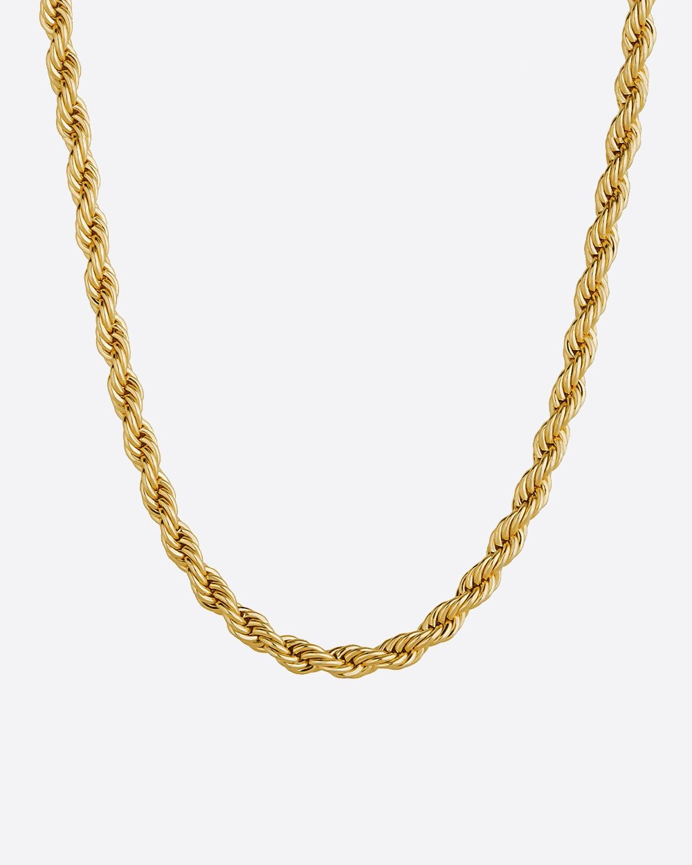 CLEAN ROPE CHAIN. - 3MM 18K GOLD