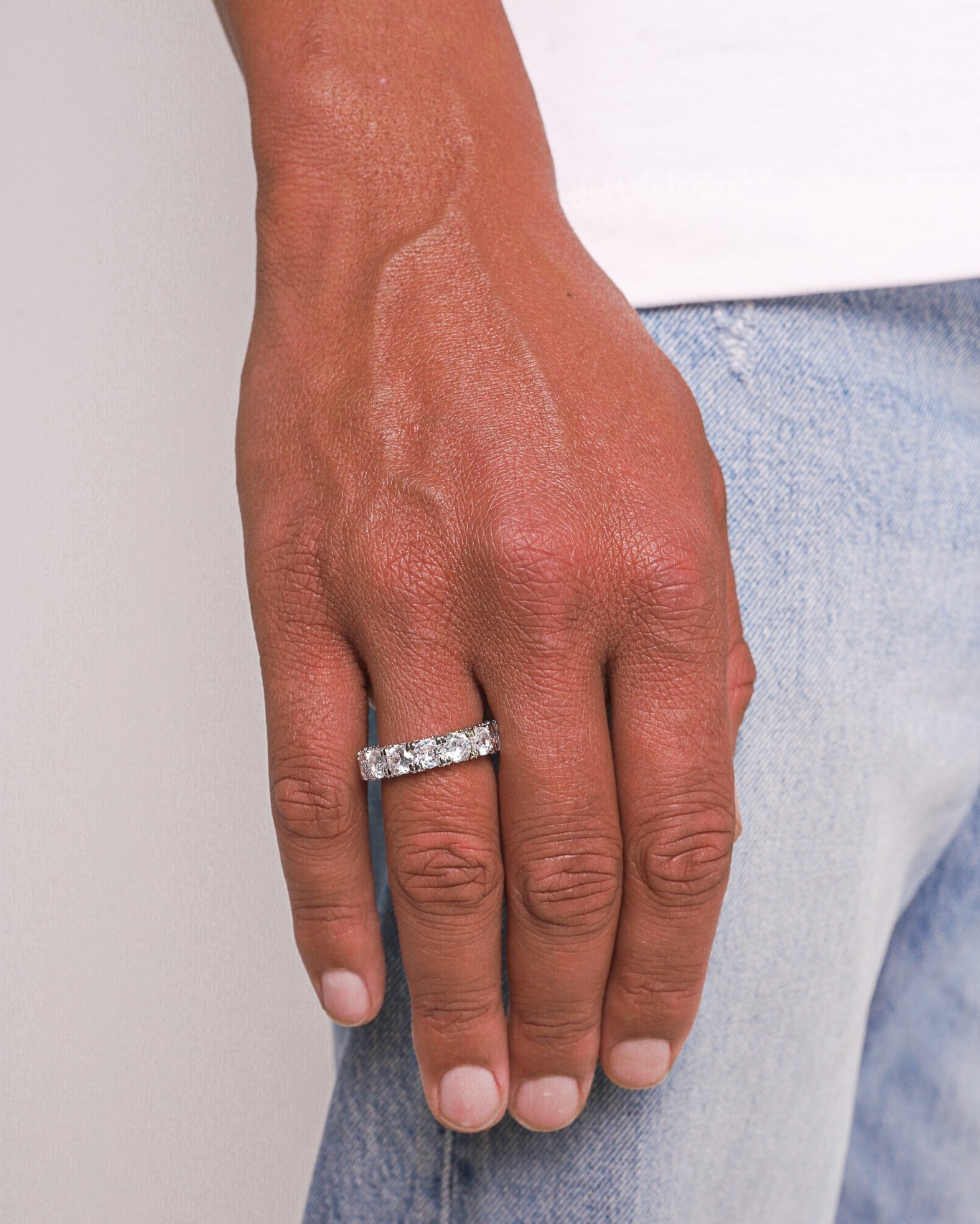 ICY ICICLE RING 925. - WHITE GOLD